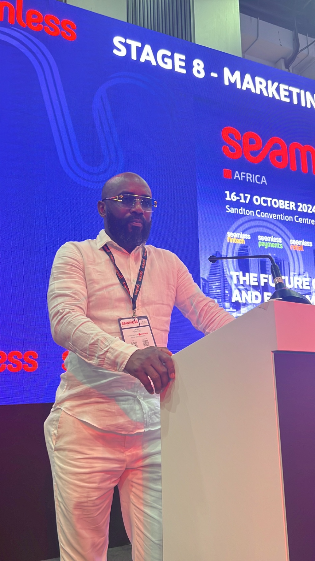 KAWSON NAM speaking at Seamless Africa, Stage 8 — Marketing