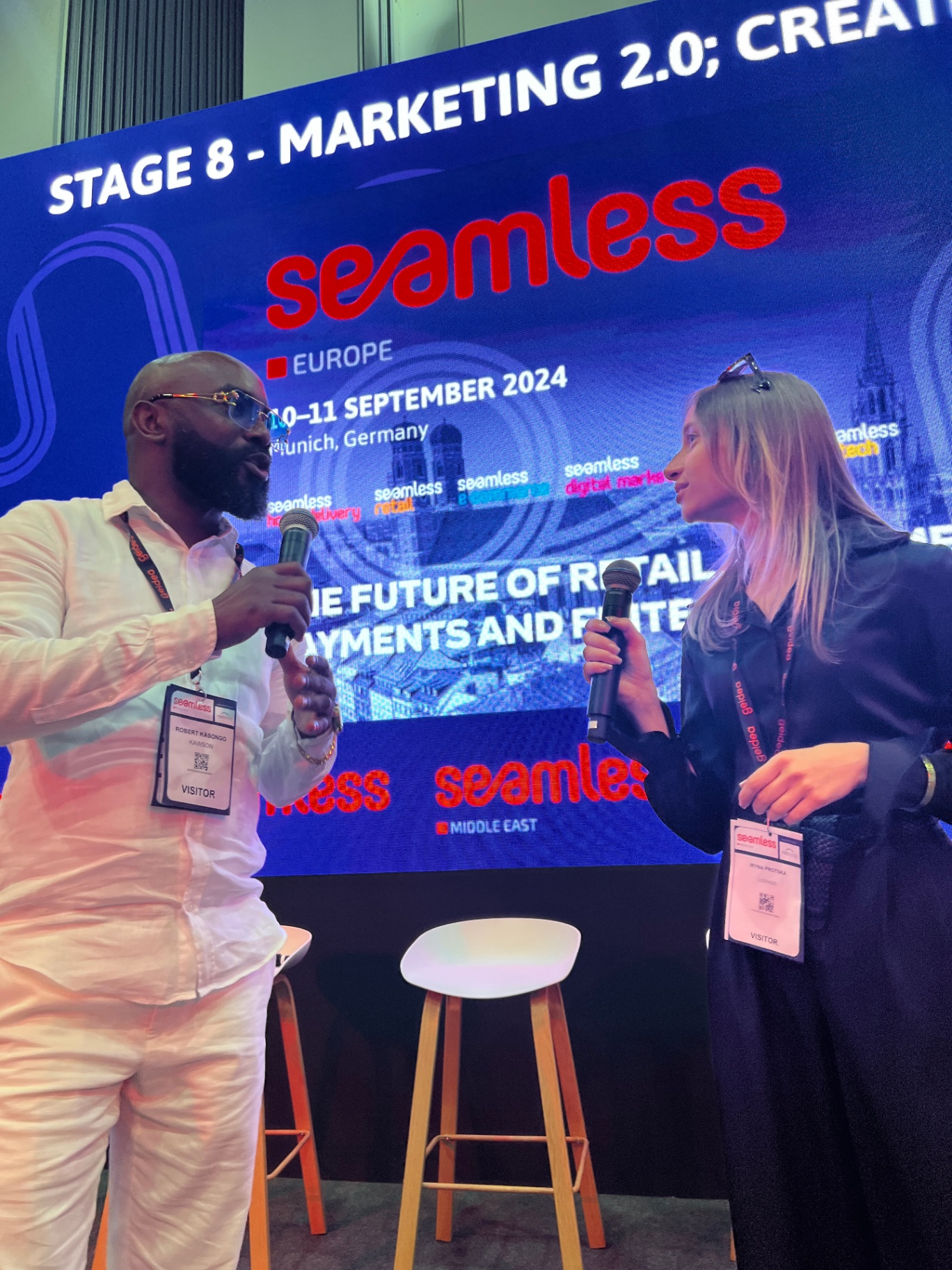 KAWSON NAM interviewed at Seamless Europe, Munich 2024